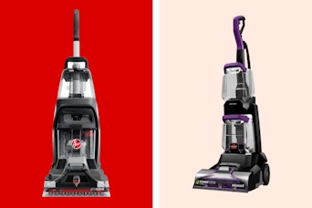Hoover carpet cleaner and a Bissell carpet cleaner