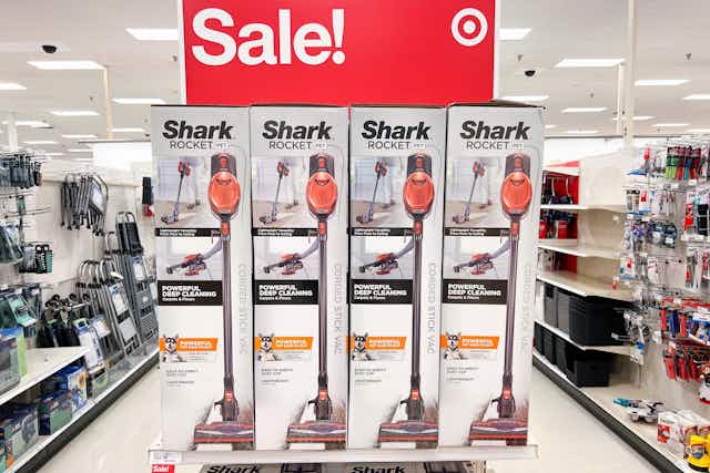 Shark Rocket Stick Vacuum, Only $123.49 at Target card image