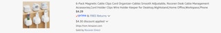 Amazon Magnetic Cable Clip Cord Organizers 2026 2