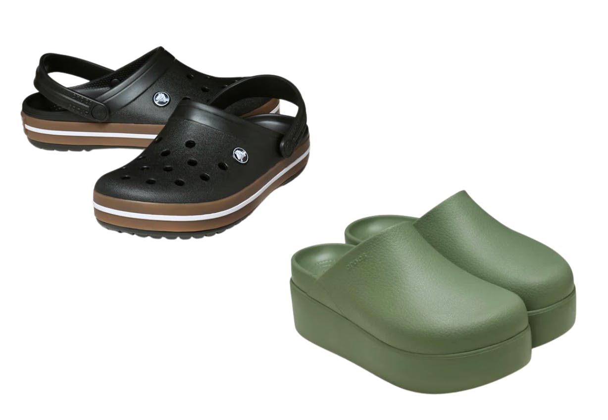 2 Crocs Adult Clogs