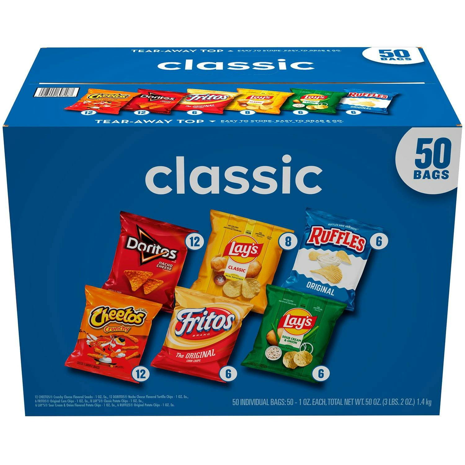 Frito-Lay Classic Mix 50-Pack