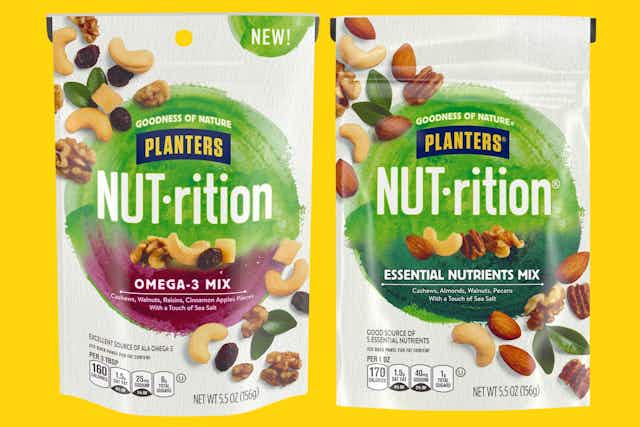 Planters Nutrition Snack Nuts Mix, as Low as $2.99 on Amazon  card image