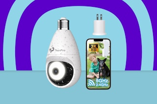amazon tkenpro 3k wireless light bulb security camera