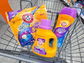 arm & hammer laundry items in walgreens cart