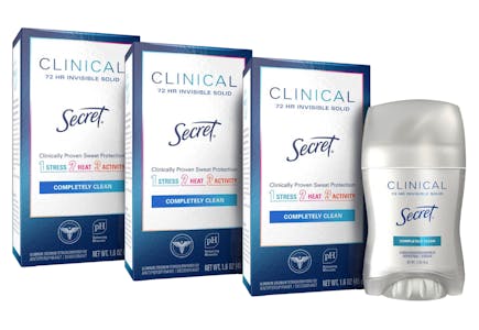 3 Secret Clinical Deodorants