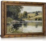 Vintage Gold Framed Wall Art