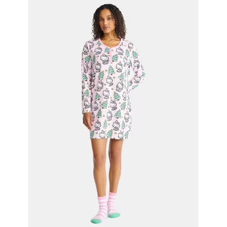 Hello Kitty Women's Sleepshirt Set