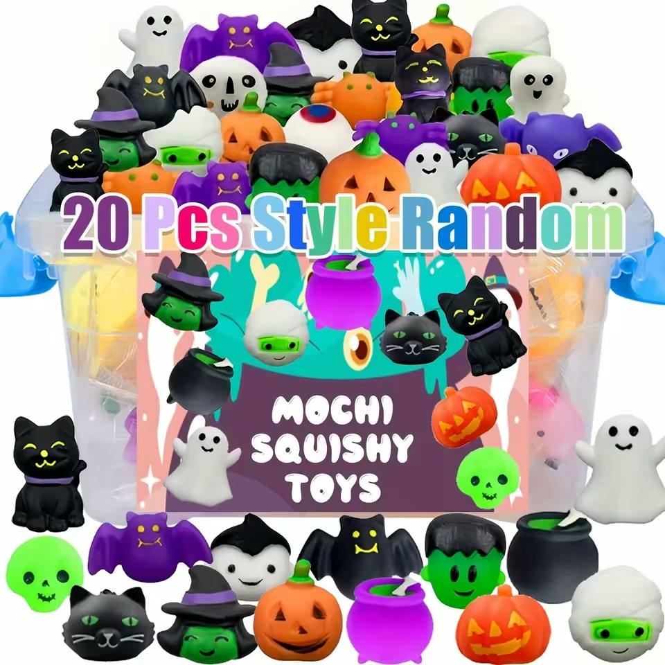 20 Halloween Squishy Toys