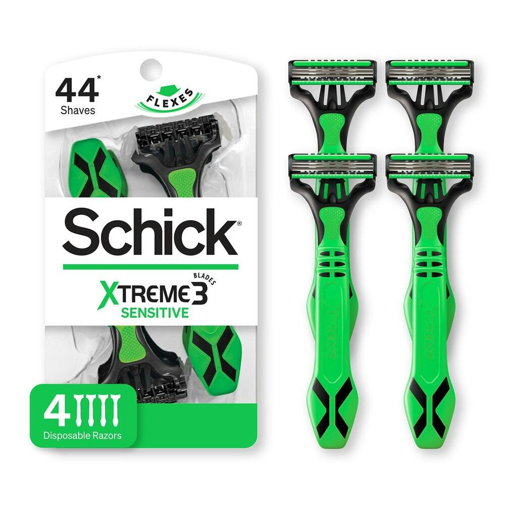2 Schick Disposable Razor Packs