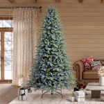 9' Pre-Lit Artificial Christmas Tree