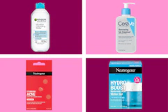 collage with neutrogena , garnier, and cerave skin care items