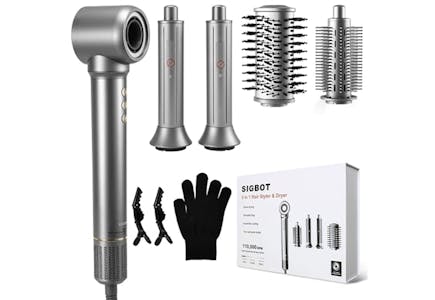 5-in-1 Hair Dryer Brush Set