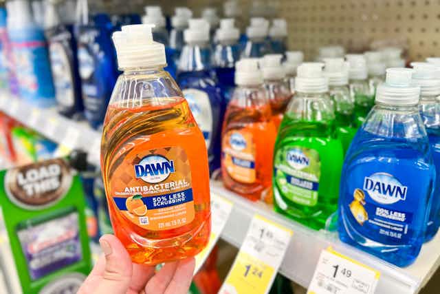 Easy Deal on 7.5-Ounce Dawn Dish Soap ⏤ Just $0.74 Each at Walgreens card image