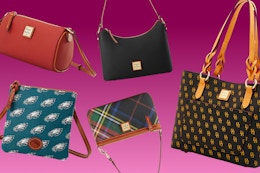 Great Deals on Dooney & Bourke: $29 Wristlet and $32 Crossbody card image