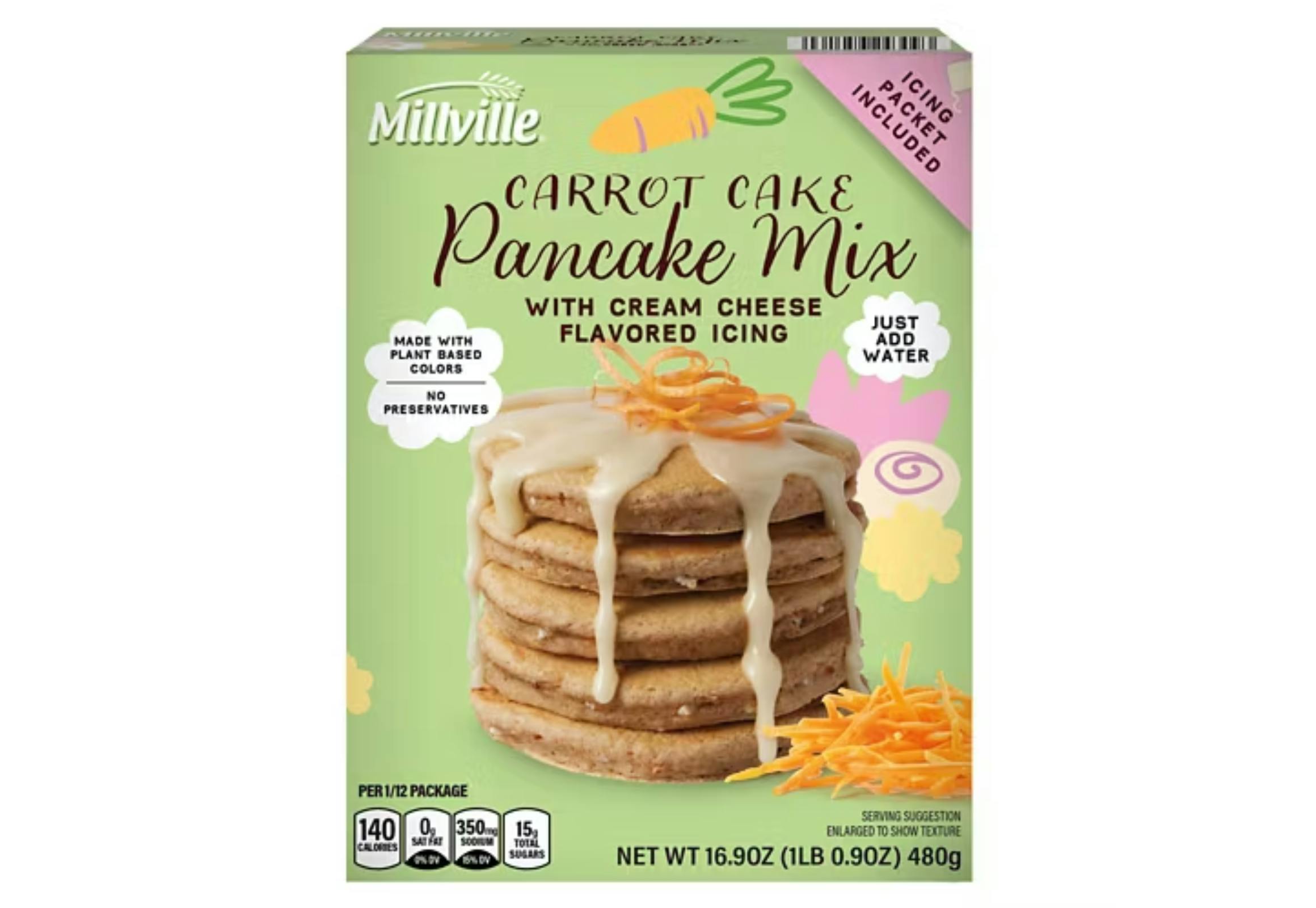 Millville Carrot Cake Pancake Mix