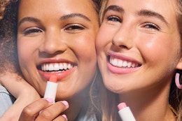 women wearing covergirl lip balm