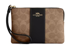 Coach Corner Zip Wristlet