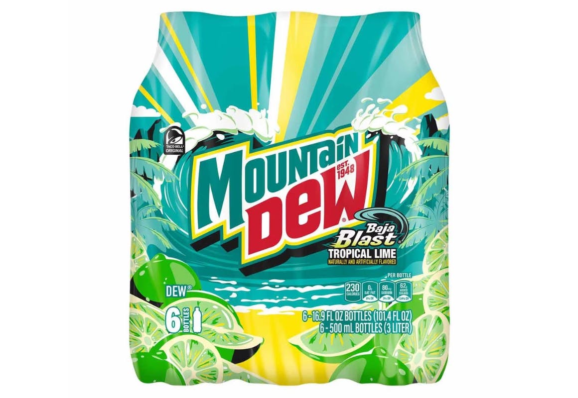 4 Mountain Dew 6-Packs