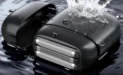 an electric foil shaver 