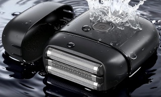 an electric foil shaver 