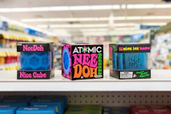 needoh products on a shelf