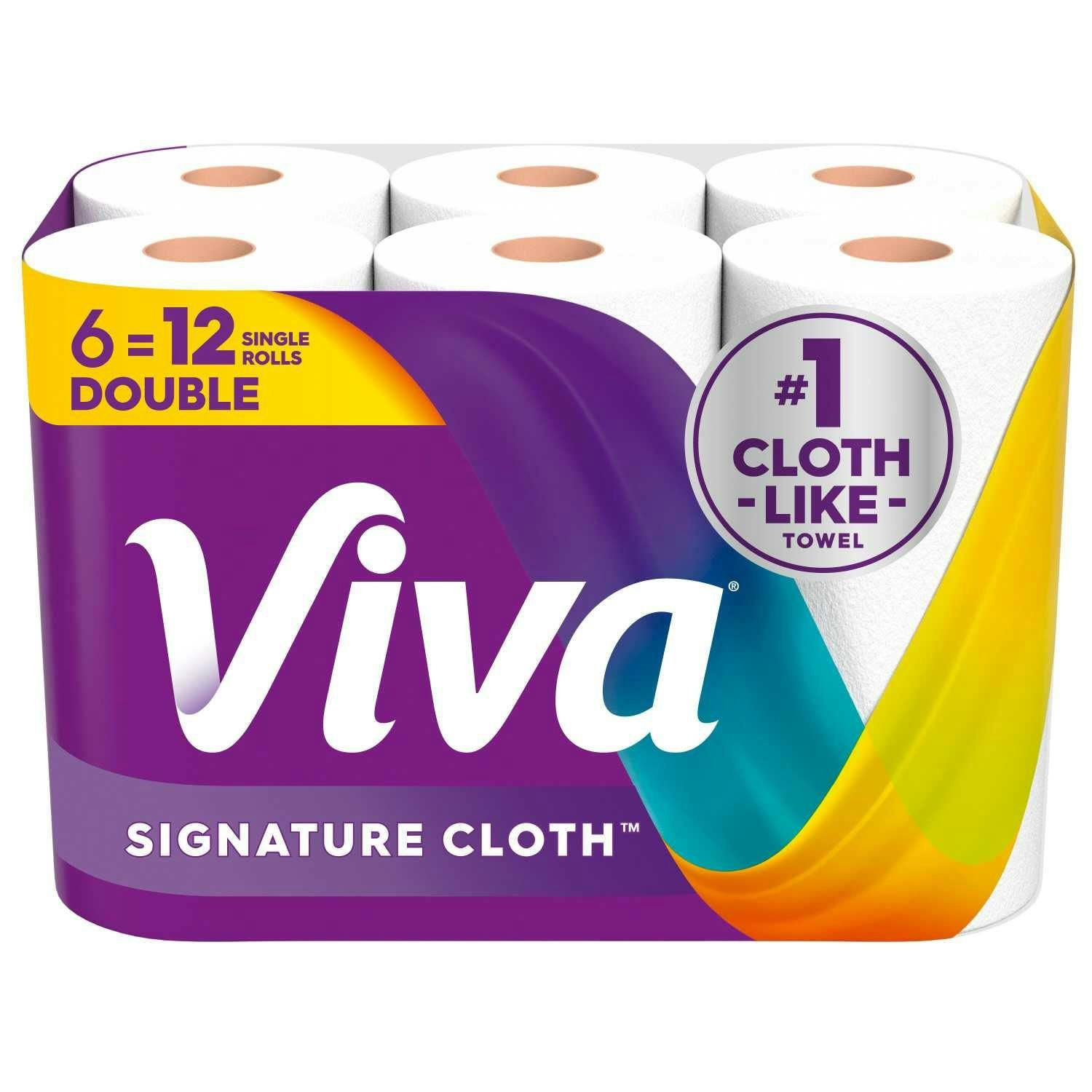 2 Viva Signature Paper Towel Packs