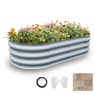 Galvanized Raised Garden Bed