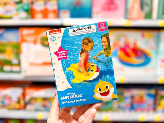 Get This Baby Shark Pool Float for Only $4.98 at Walmart (Reg. $14.99) card image
