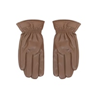 George Men's Faux Leather Gloves