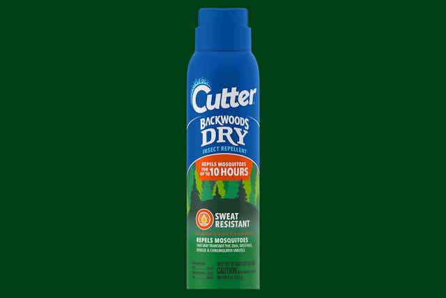 Cutter Backwoods Dry Insect Repellent, as Low as $3.42 on Amazon  card image
