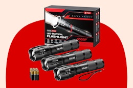 Flashlight 3-Pack, Just $9.59 on Amazon card image