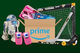 Amazon Toy Deals: Barbie, Hockey Set, Walkie-Talkies, and More card image