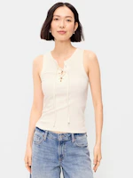 Old Navy Lace-Up Tank Top