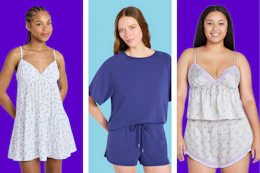 2 women's sleepwear styles
