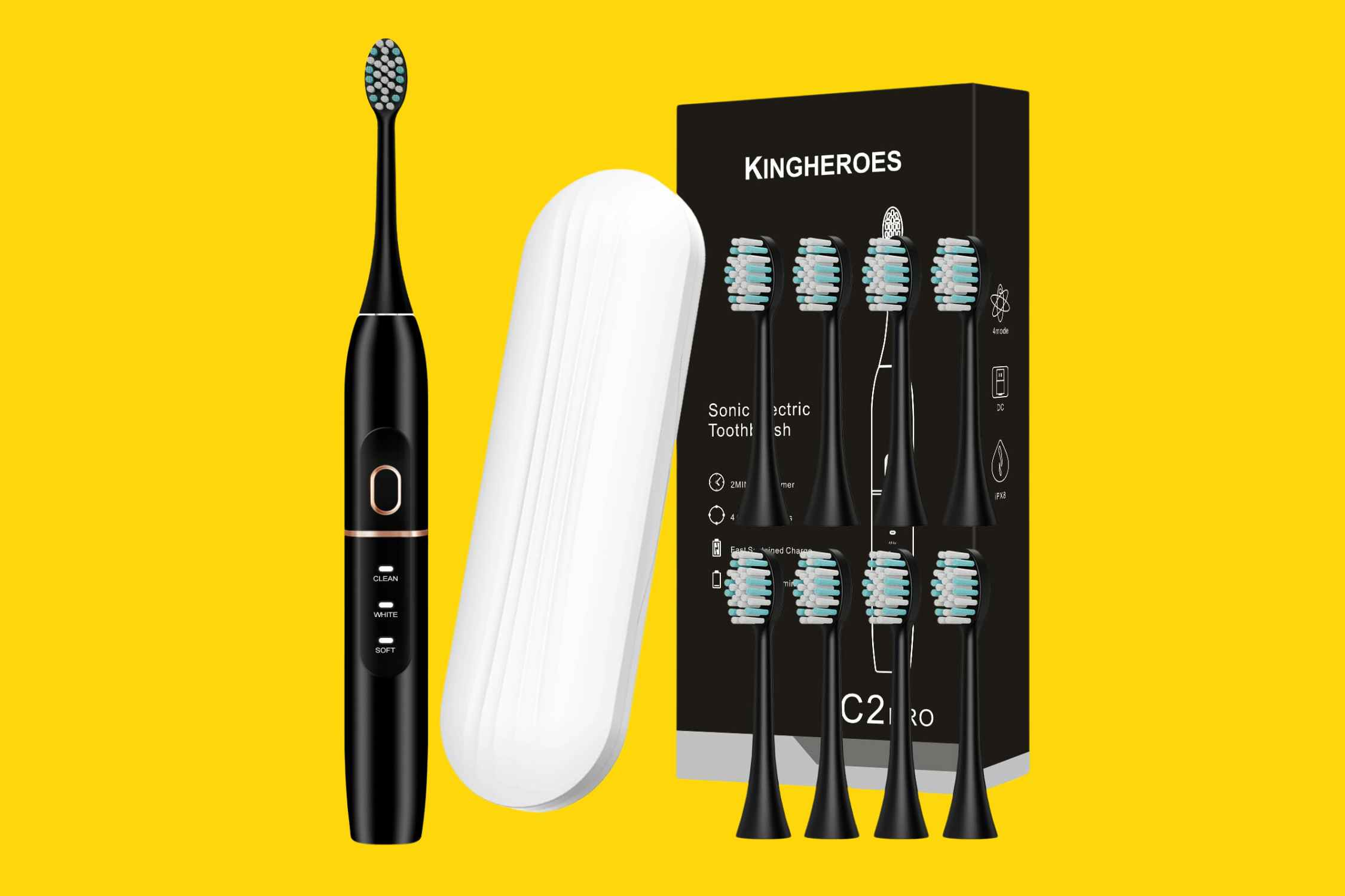 Electric Toothbrush Set, Only $9.98 on Amazon (Reg. $39.99)