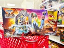 monster jam mud blasters dunk tank sitting on a target cart