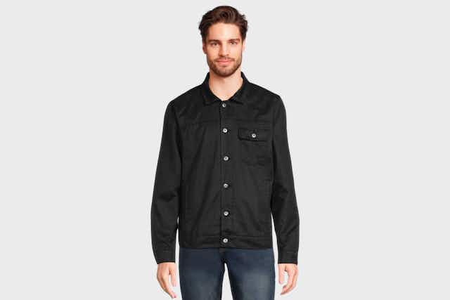 Men's Wax Trucker Jacket, Just $10 at Walmart (Reg. $40) card image
