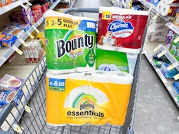 Bounty, Charmin, and Puffs Products, Only $3.49 Each at Walgreens card image