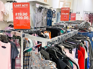 womens clearance section