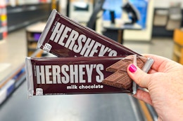 Sweet Deal: Hershey's Candy Bars, Just $0.75 at Kroger With 5X App Coupon card image