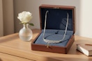 a diamond necklace from SuperJeweler