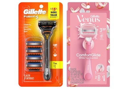 2 Gillette Razor Packs