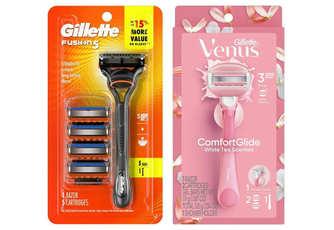 2 Gillette Razor Packs