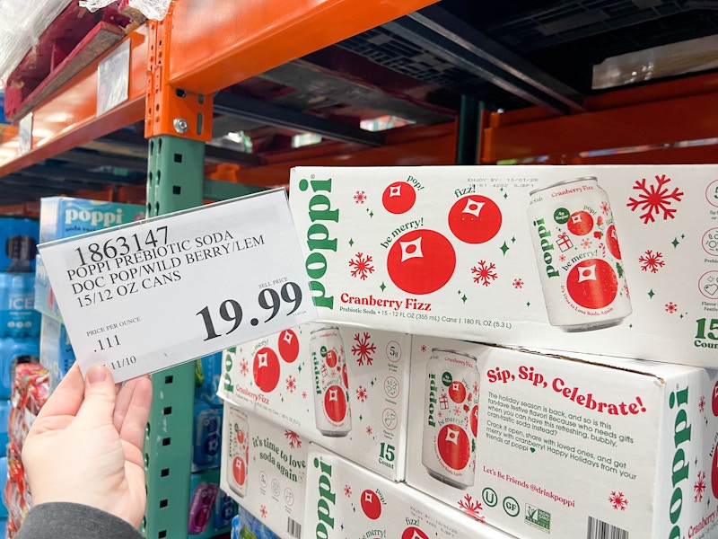 costco poppi cranberry fizz price