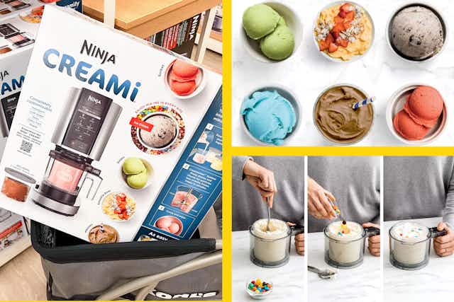 Ninja Creami Ice Cream, Gelato, and Sorbet Maker, $130 at Kohl's card image