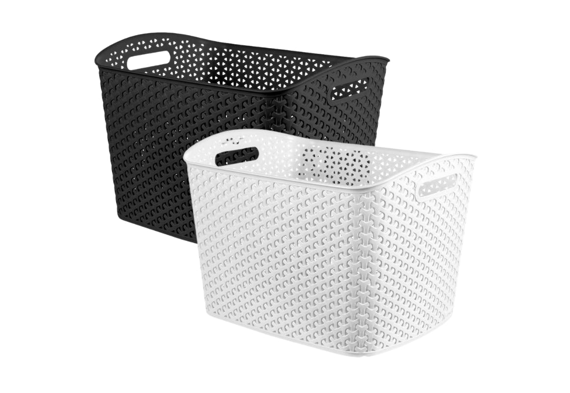 2 Brightroom Y-Weave Storage Baskets