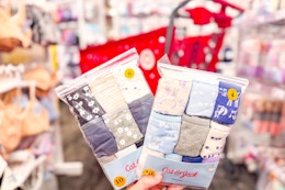 Cat & Jack Kids' Underwear 10-Packs, Only $6.65 at Target card image