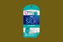 Schick Hydro Silk 2-Count Razors, as Low as $2.52 on Amazon card image
