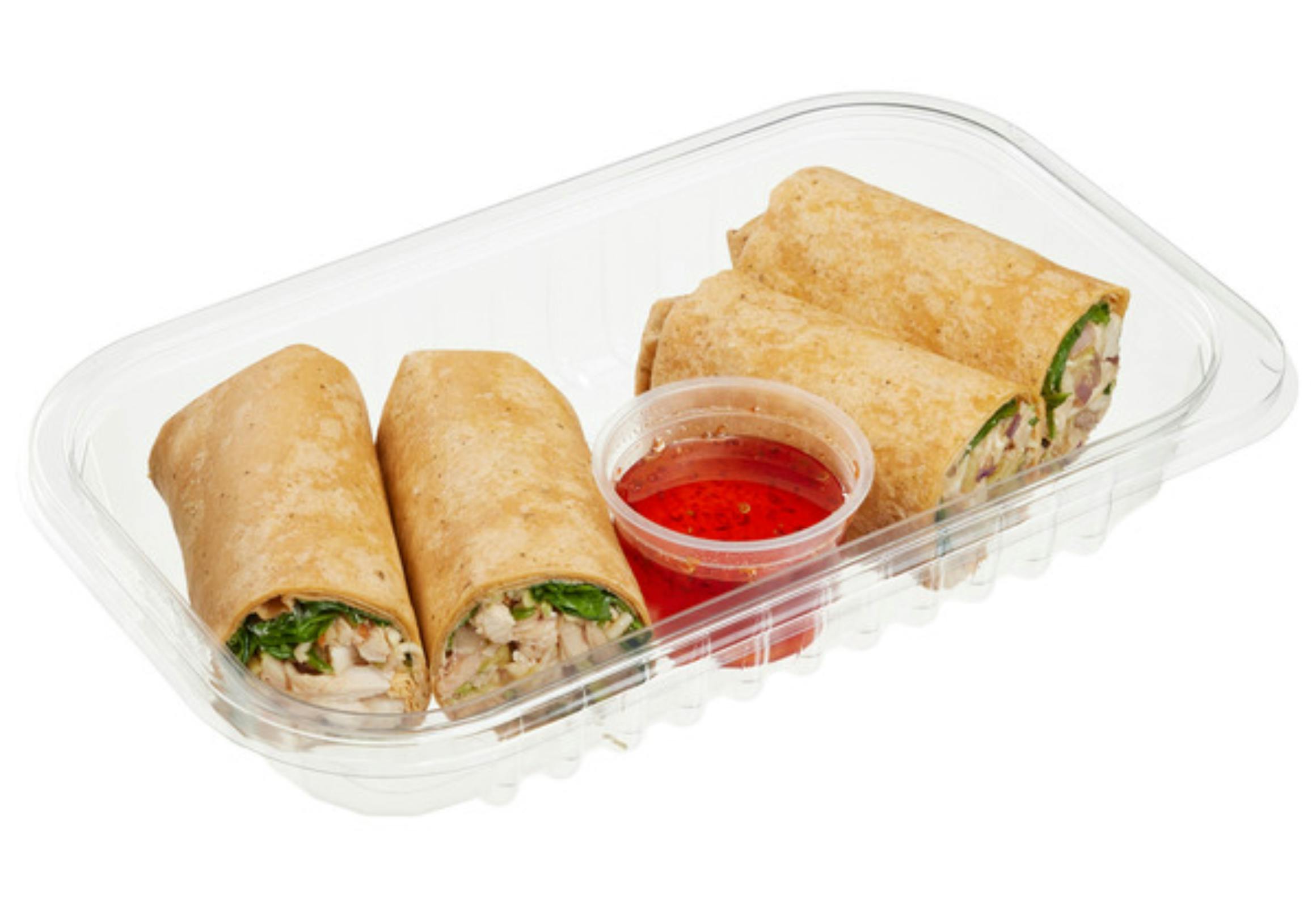 Thai Chicken Wrap With Chili Sauce