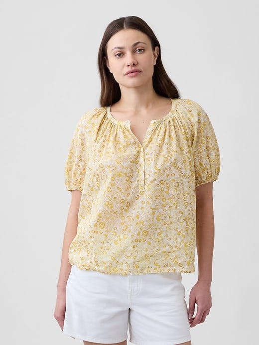 Gap Factory Women's Puff Sleeve Top